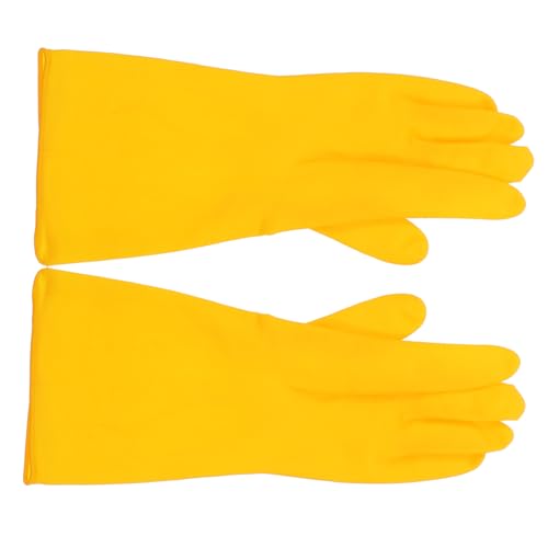 Cabilock Wiederverwendbare Latexfreie Haushaltshandschuhe Rutschfest Extra Lang Komfortabel und Unisex für Spülen Putzen und Küchenreinigung von Cabilock