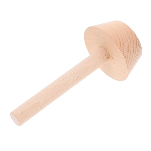 Cabilock Xl Holz Tart Tamper Hochwertiges Backwerkzeug für Eierkuchen und Torten Multifunktional für Tarts Pies und Desserts Geeignet für Anfänger und Profis Einfache Natürliche Holzfarbe von Cabilock