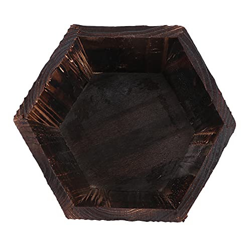 Cabilock Zubehör Blumentopf Holzeimer Holzkübel Blumenkübel Vintage Pflanzgefäß Holzfass Blumenkasten Retro Fass Blumen Übertopf Rustikale Blumen Behälter Zuhause Balkon Garten Deko von Cabilock