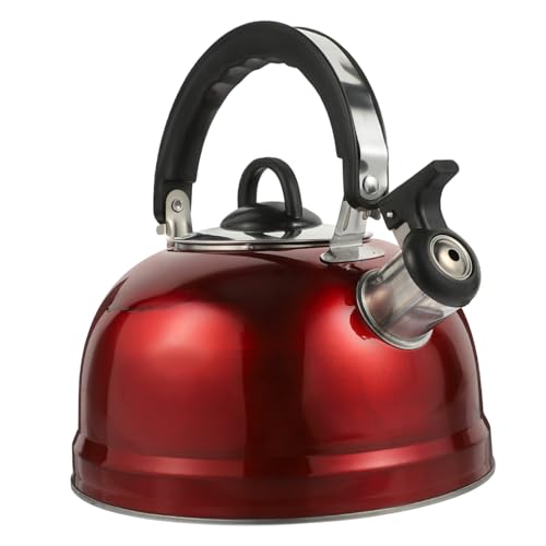 Cabilock Zwitscherkessel Klingender Kessel Für Herdplatte Kein Rost Teekessel Ausgusstöpfe Wasserkessel Herdplatte Pfeifender Kessel Pfeifkessel Nicht Elektrisch Kunststoff Rot Cabilock Zwitscherkessel Klingender Kessel Für Herdplatte Kein Rost Teekessel Ausgusstöpfe Wasserkessel Herdplatte Pfeifender Kessel Pfeifkessel Nicht Elektrisch Kunststoff Rot von Cabilock