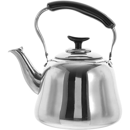 3l Große Kapazität Herd Tee Wasserkocher Pfeife Edelstahl Küche Wasser Kessel Für Camping Housewarming von Cabilock