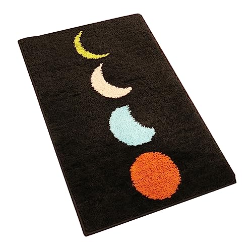 Cabilock rutschfeste Badezimmermatte aus Polyester Wasserabsorbierende Fußmatte für Eingangsbereich Bad Wohnzimmer Tiefgrau für Tägliche Nutzung und Dekoration Cabilock rutschfeste Badezimmermatte aus Polyester Wasserabsorbierende Fußmatte für Eingangsbereich Bad Wohnzimmer Tiefgrau für Tägliche Nutzung und Dekoration von Cabilock