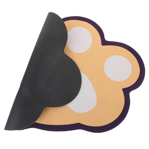 Cabilock rutschfeste Matte selbst Fußmatten Türmatten im Freien Fußabtreter Nicht für Badezimmermatte Badezimmer absorbierende Matte Badezimmerbodenmatte Badezimmertürmatte Polyester Orange von Cabilock
