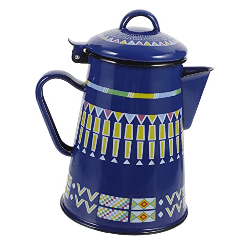 Cabilock dekorativer Teekessel Kaffeetasse kaffeekanne Vintage Teekessel Wasserkocher Emaille Kaffeemaschinen wasserkrug Wasserkocher aus Emaille praktischer wasserkocher Haushalt Herd von Cabilock