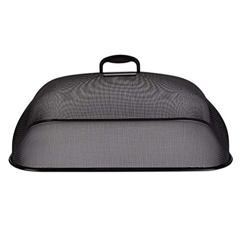 Fliegenhauben Lebensmittel Haube Abdeckung Cover Kuchen Abdeckhaube Edelstahl Mesh Speisehaube Kuchenhaube Tortenhaube für Obstfliegen Fruchtfliegen Netz von Cabilock