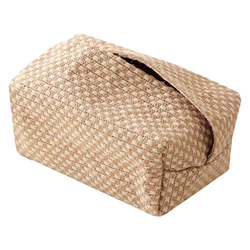 Tücherbox Kreative Tuch Tissue Box Abdeckung Vintage Japanischen Stil Baumwolle Leinen Serviette Box Gesichts Tissue Fall Halter Für Home Office Auto Auto Wc Zuf?llig Stil Tuch Spender von Cabilock