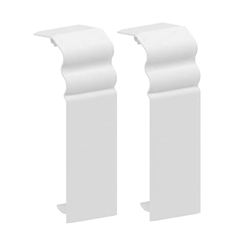 Habengut Verbinder für Sockelleiste "Berliner Profil" aus PVC Inhalt: 2 Stück - für die Verbindung von Sockelleisten von Cablecoach