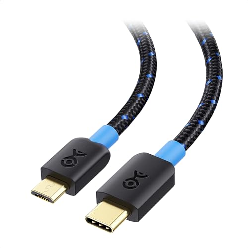 Cable Matters Micro USB auf USB C Kabel 1m (USB C auf Micro USB Kabel, USB C Micro USB Kabel) mit geflochtener Jacket in Schwarz - 1 Meter von Cable Matters