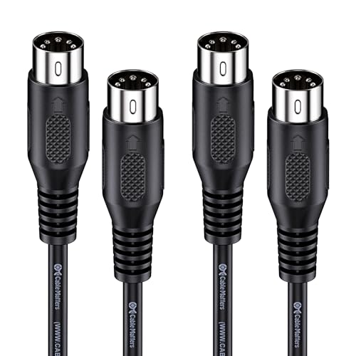 Cable Matters 2er-Pack 5-poliges DIN MIDI Kabel 0,9m, 5-poliges MIDI Kabel - 0,9 Meter von Cable Matters