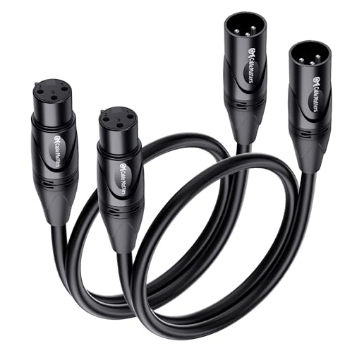 Cable Matters 2er Pack Premium XLR auf XLR Mikrofonkabel 0,3m XLR Kabel, Mikrofon kabel XLR Kabel XLR Kabel Cable Matters 2er Pack Premium XLR auf XLR Mikrofonkabel 0,3m XLR Kabel, Mikrofon kabel XLR Kabel XLR Kabel von Cable Matters