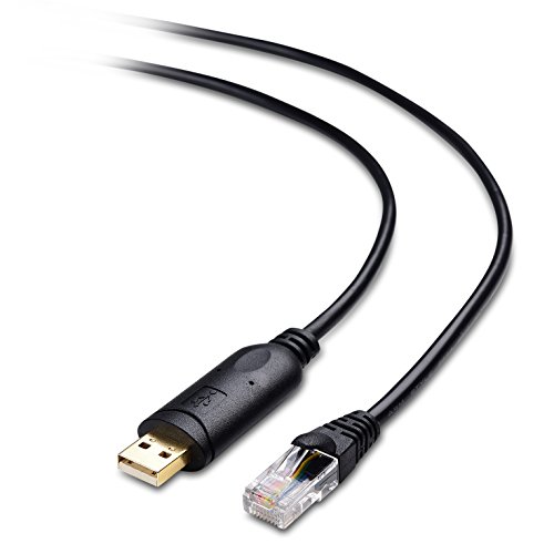 Cable Matters USB auf RJ45 Kabel, serielles Konsolenkabel (kompatibel mit Cisco-Konsolenkabel, Cisco Router Switches, Rollover Kabel) mit FTDI 1,8 m von Cable Matters