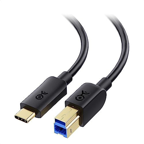 Cable Matters USB B auf USB C Kabel 0,3m (USBC auf USBB 3.0 Kabel) in Schwarz - 0,3 Meter von Cable Matters