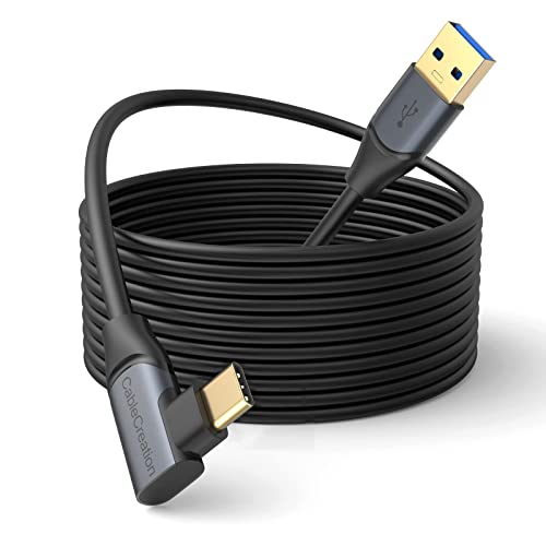 CableCreation Kompatibel mit Quest 2 Link Kabel 3M, USB C Kabel Schnellladung 60 W, 5Gbps PC Datenübertragung, kompatibel mit Quest 2 VR Headset, Drucker, Pixel 4,Pico, 3 XL von CableCreation