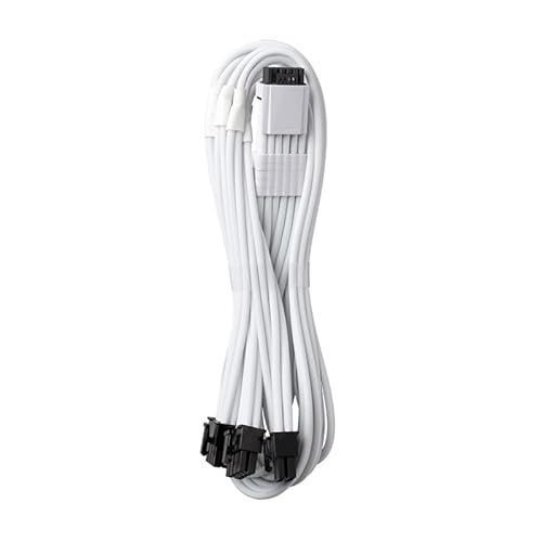 CableMod C-Series PRO ModMesh 12VHPWR auf 3X PCI-e Kabel für Corsair - 60cm, weiß von CableMod