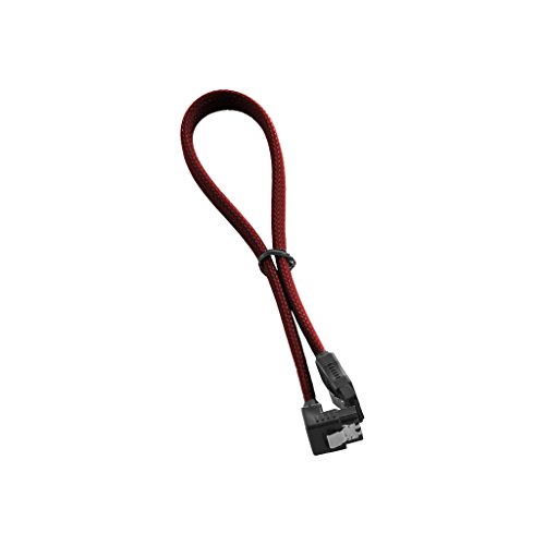 CableMod CM-CAB-RSAT-N30KBR-R ModMesh rechtwinkliges SATA 3-Kabel, Schwarz von CableMod