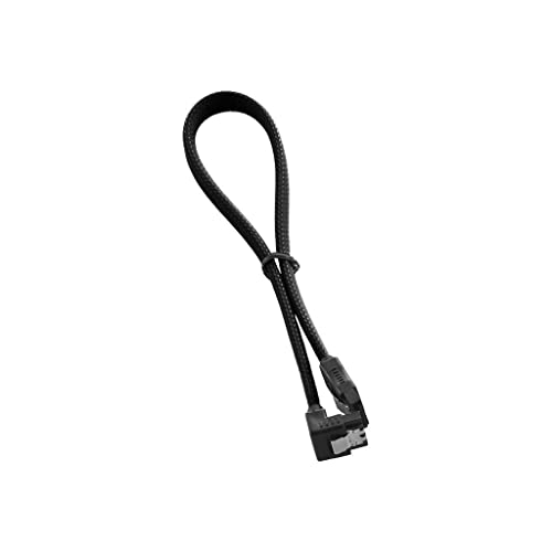 CableMod CM-CAB-RSAT-N30KK-R ModMesh rechtwinkliges SATA 3-Kabel - Schwarz CableMod CM-CAB-RSAT-N30KK-R ModMesh rechtwinkliges SATA 3-Kabel - Schwarz von CableMod