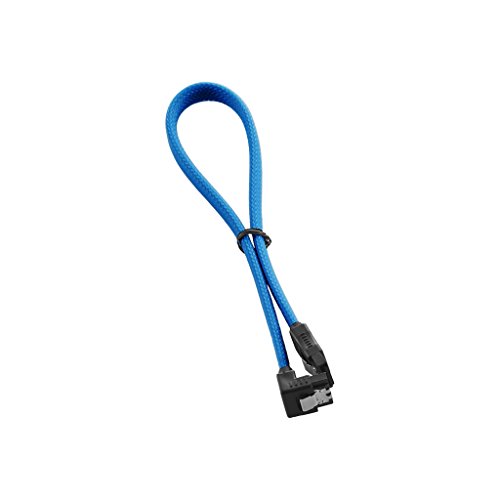 CableMod CM-CAB-RSAT-N30KLB-R ModMesh SATA 3 Kabel, rechtwinklig, Schwarz von CableMod