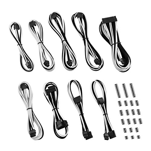 CableMod Classic ModMesh C-Series Cable Kit Corsair RMi & RMX - schwarz/weiß CableMod Classic ModMesh C-Series Cable Kit Corsair RMi & RMX - schwarz/weiß von CableMod