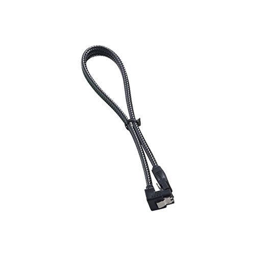 CableMod CM-CAB-RSAT-N30KC-R ModMesh SATA 3 Kabel, rechtwinklig, Schwarz von CableMod