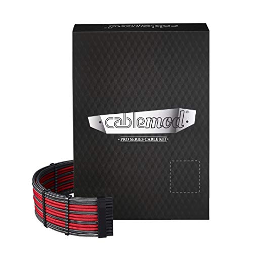 CableMod Kompatibel PRO ModMesh RT-Serie ASUS ROG/Seasonic Kabelsets - Carbon/rot von CableMod