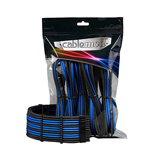 CableMod PRO ModMesh 12VHPWR Cable Extension Kit - schwarz/blau CableMod PRO ModMesh 12VHPWR Cable Extension Kit - schwarz/blau von CableMod
