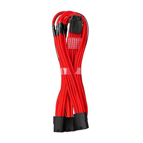 CableMod PRO ModMesh 12VHPWR auf 3X PCI-e Kabel - 45cm, rot von CableMod