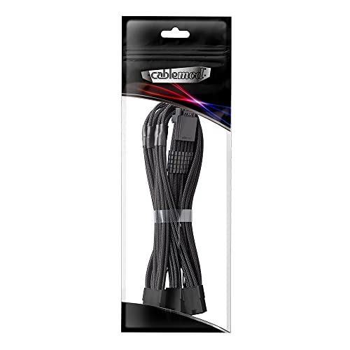 CableMod PRO ModMesh 12VHPWR auf 3X PCI-e Kabel - 45cm, schwarz von CableMod