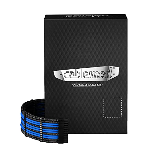 CableMod PRO ModMesh RT 12VHPWR Dual Cable Kit für ASUS/Seasonic/Phanteks - schwarz/blau CableMod PRO ModMesh RT 12VHPWR Dual Cable Kit für ASUS/Seasonic/Phanteks - schwarz/blau von CableMod