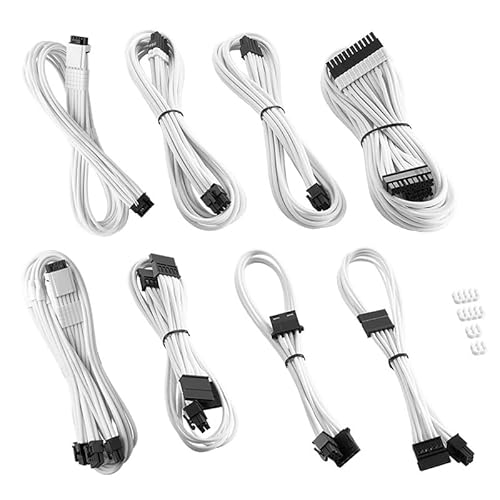 CableMod PRO ModMesh RT 12VHPWR Dual Cable Kit für ASUS/Seasonic/Phanteks - weiß CableMod PRO ModMesh RT 12VHPWR Dual Cable Kit für ASUS/Seasonic/Phanteks - weiß von CableMod