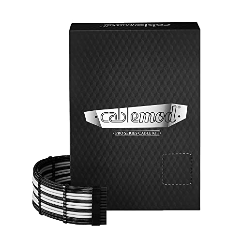 CableMod PRO ModMesh RT 12VHPWR Dual Cable Kit für ASUS/Seasonic/Phanteks - schwarz/weiß von CableMod
