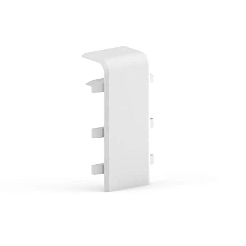 Habengut Verbinder für Sockelleiste 70 mm aus PVC | Inhalt: 2 Stück - für die Verbindung von Sockelleisten von Cablecoach