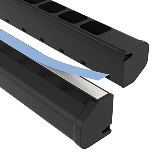 Habengut Untertisch-Kabelführung aus PVC Schwarz, für das Kabelmanagement am Schreibtisch - Länge 1,16 m Habengut Untertisch-Kabelführung aus PVC Schwarz, für das Kabelmanagement am Schreibtisch - Länge 1,16 m von Cablecoach