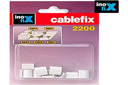 Inofix Cablefix Verbindungen für 2200 Kanäle (5,5x5mm) Weiss von Cablefix