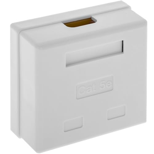 BeMatik - Straßenkappe für 2 RJ45 UTP Cat.5e von BEMATIK.COM