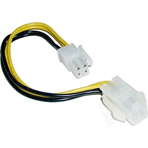 Cablematic - PIV-Power Extender Cable 30cm (M/H-4Pin) von CABLEMATIC