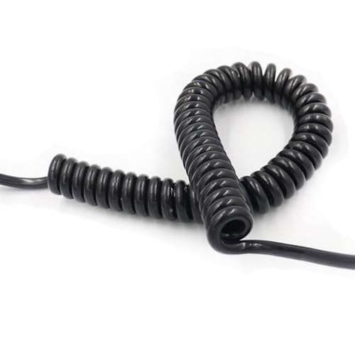 Einziehbar Elastisch 15 Meter erweiterbares 7-adriges Spiral-Teleskopkabel. Verfügbar in den Federkabeln 15 AWG bis 20 AWG. Teleskopisch Spiralkabel(18AWG) von Cabluandry