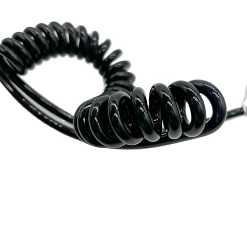 Einziehbar Elastisch 20AWG-Federkabel mit 5-adrigem Teleskopspiraldesign for vielseitige Konnektivität Teleskopisch Spiralkabel(Stretch 7 meters) von Cabluandry