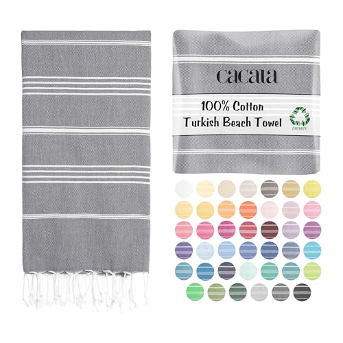 Cacala Pure Series, Baumwolle, Grau, 94 x 177,8 cm von Cacala