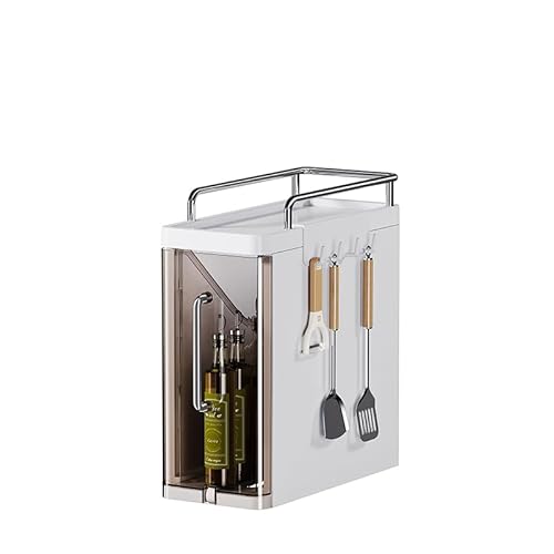 Cachpib Gewürzregal Ausziehbar, Küchenregal Regal mit 2 Schublade, Schrank Organizer Küche Gewürzaufbewahrung Stehend Arbeitsplatte Regal Wasserdicht Kunststoff Gewürzglashalter mit Haken Cachpib Gewürzregal Ausziehbar, Küchenregal Regal mit 2 Schublade, Schrank Organizer Küche Gewürzaufbewahrung Stehend Arbeitsplatte Regal Wasserdicht Kunststoff Gewürzglashalter mit Haken von Cachpib