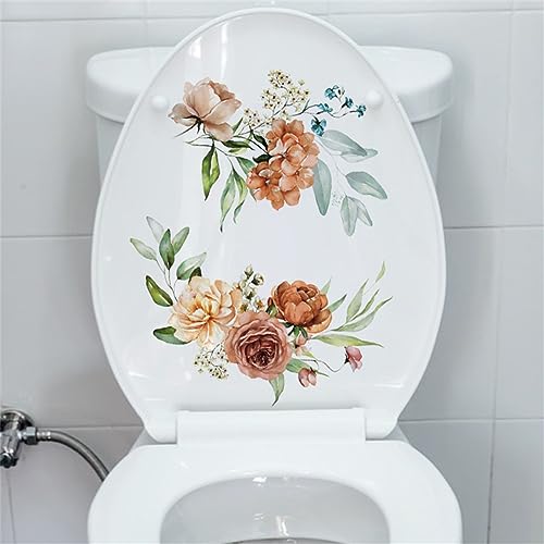 Cachpib WC-Aufkleber für Badezimmer, WC-Sitz, Aufkleber, selbstklebend, Blumenblätter, WC-Deckelaufkleber für Spülkasten, Badezimmer, WC, WC, Dekoration, 20 x 30 cm Cachpib WC-Aufkleber für Badezimmer, WC-Sitz, Aufkleber, selbstklebend, Blumenblätter, WC-Deckelaufkleber für Spülkasten, Badezimmer, WC, WC, Dekoration, 20 x 30 cm von Cachpib