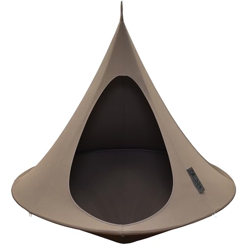VIVERE Cacoon CACDT7 Double Hängesessel - Taupe, Ø1,8 von Vivere