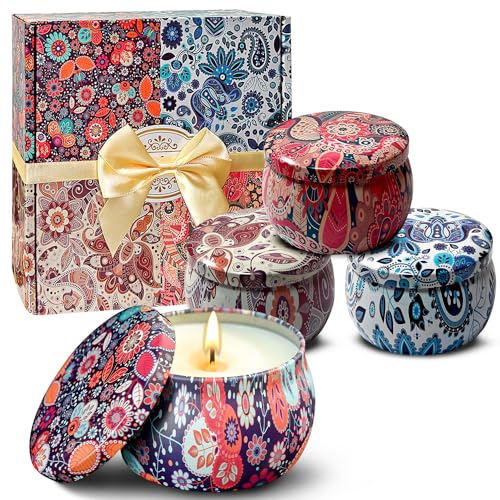 4 Stück Kerzen Geschenke für Frauen, Schlafkerzen, Geschenke für Mutter,Duftkerzen set,Gesamtbrenndauer: 120 Stunden 4 Stück Kerzen Geschenke für Frauen, Schlafkerzen, Geschenke für Mutter,Duftkerzen set,Gesamtbrenndauer: 120 Stunden von Cacou
