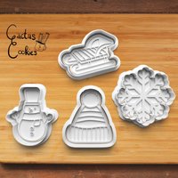 Winter Ausstecher Mit Stempel von CactusCookies