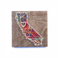 Mini California String Art, Desktop Small Art Mini California String Art, Desktop Small Art von CactusCustomDesigns