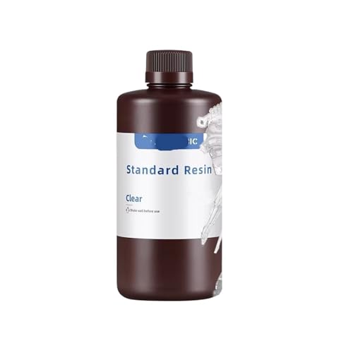 Cadfghjk 3 Kg Standard-UV-Harz for 3D-Drucker Photon-Druckmaterial, Figurenmodelle, LCD-UV-Normalflüssigkeit – Kompatibel Mit Photon(3kg Clear) von Cadfghjk