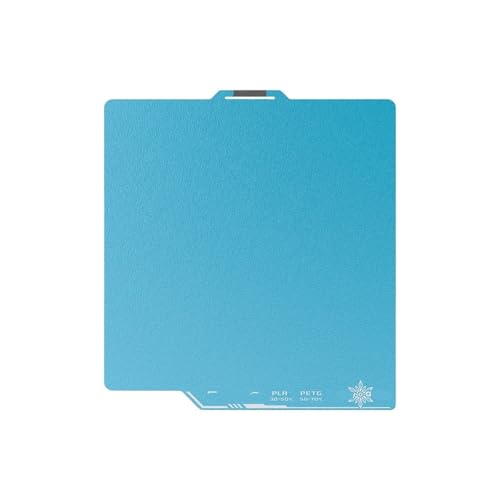 Cadfghjk Bauplatte CryoGrip/CryoGrip Pro 257 X 257 Mm Federstahl, Doppelseitig Strukturiert, 3D-Druckerzubehör – Kompatibel Mit BambuLab P1P P1S A1(CryoGrip Pro A,1pcs) von Cadfghjk