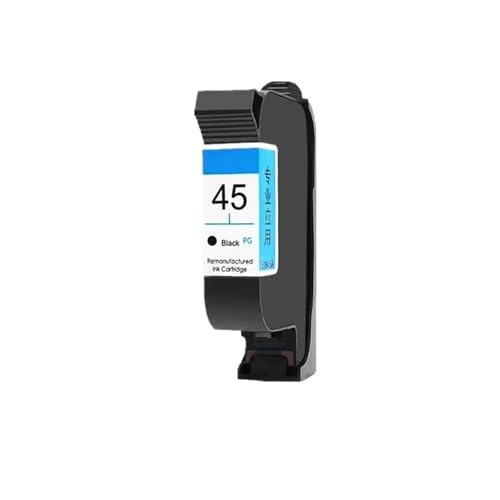 Cadfghjk for Hp45 Tintenpatrone Hp45 Tintenstrahlplotter Wiederaufbereitete Schwarze Tintenpatrone 51645A 45a – Kompatibel Mit Deskjet 710c(1PCS) von Cadfghjk