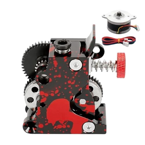 Extruder-Schrägzahnrad, Großes Zahnrad, POM-Antrieb, Extruder-Zahnrad, Camouflage, Alle Metalle, Verschleißfestes Antriebsrad – Kompatibel Mit HGX LITE 2.0(Extruder with Motor) von Cadfghjk