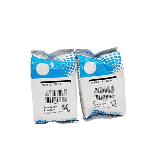 GT51 GT52 M0H50A M0H51A Druckkopf Tintentank Druckkopf - Kompatibel Mit HP 5810 5820 GT5810 GT5820 GT5822 310 318 319 410 418 419(1set(M0H51A M0H50A)) von Cadfghjk