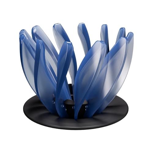Kaffeefilter-Tropfer V-förmig 60 Filter 1-4 Tassen V02 Übergieß-Kaffeemaschine Konische Kaffeefiltertasse Handtropf-Mehrwegfilter(Blue and black) von Cadfghjk